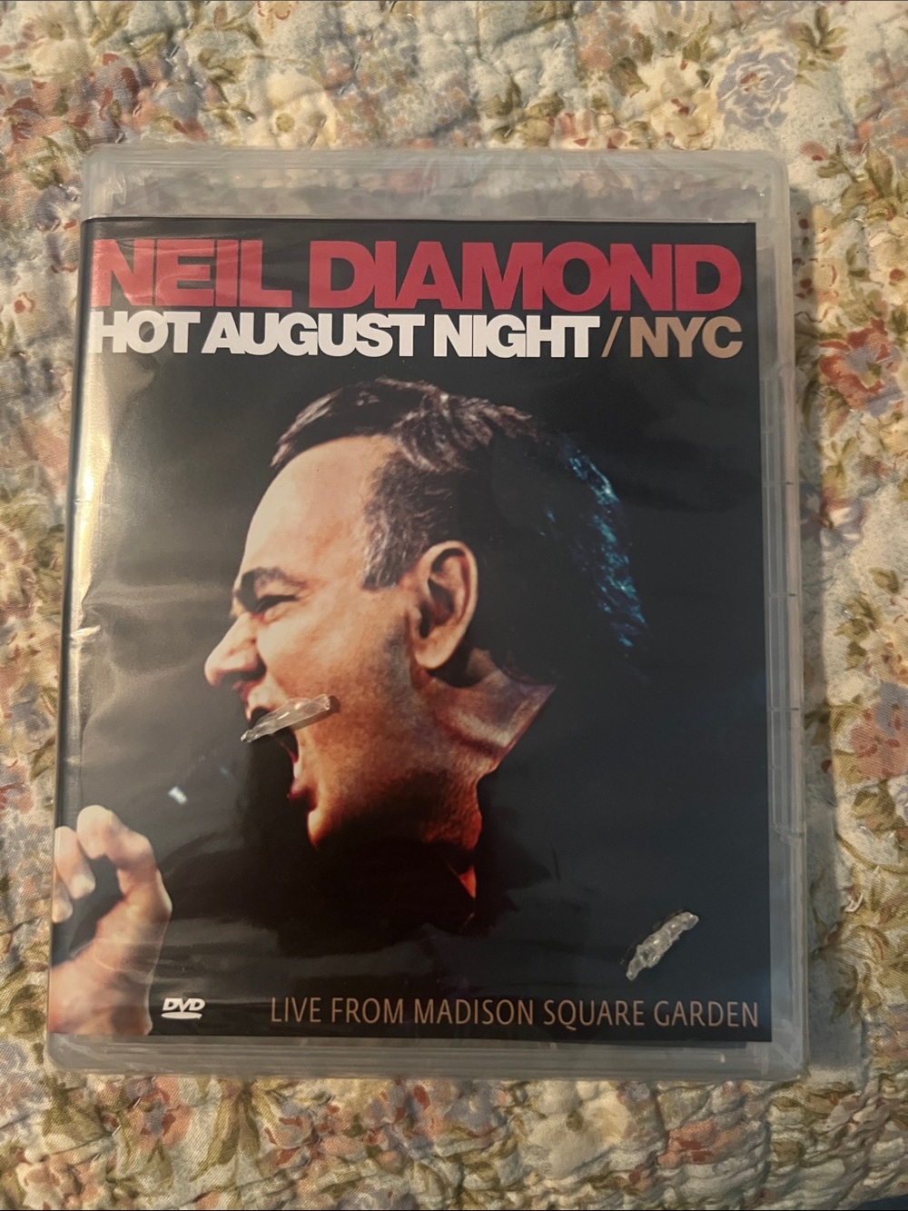 "Hot August Night / NYC" DVD - Black & Red